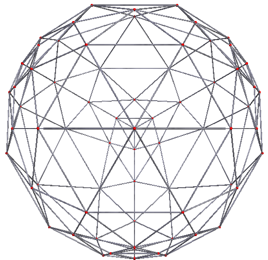 6-Frequency Tetrahedral Geodesic  Sphere